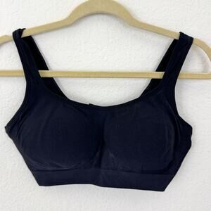 Truekind Womens Daily Comfort Wireless Shaper Bra Size L Black